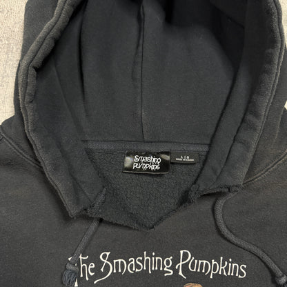 Smashing Pumpkins Black Graphic Hoodie Size L Jumper                -F33