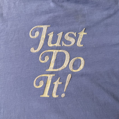 Nike Purple Ringer T-Shirt Size XS Womens Pastel Graphic Tee       -C36