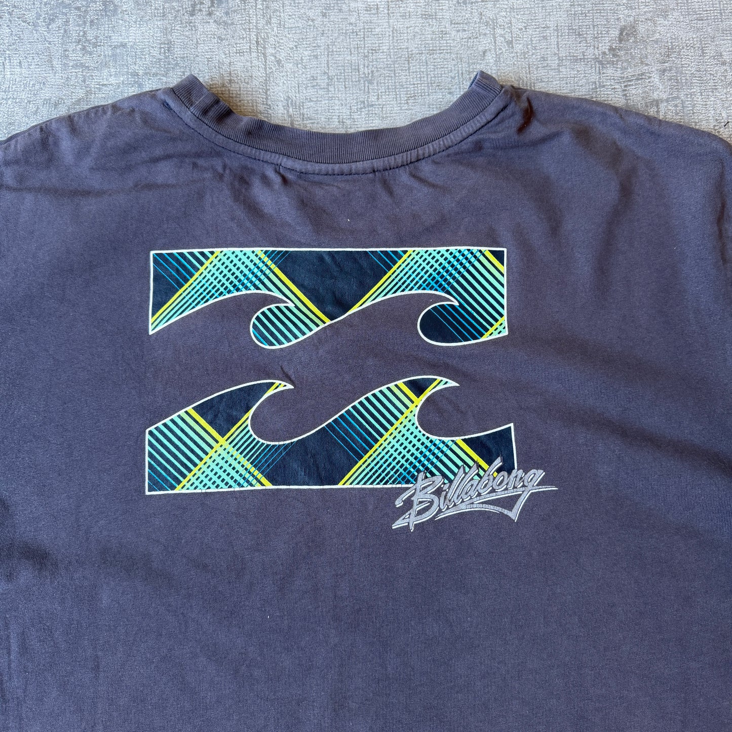 Billabong Y2K Graphic Tee Size 3XL Mens Black Natural fading       -H43