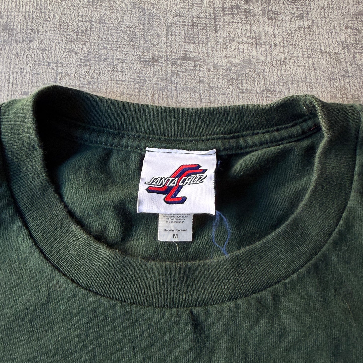 Santa Cruz Skate Y2K Green Graphic T-Shirt Size M Mens                   -D62