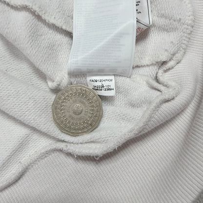Nike Y2K Track Jacket Size L Womens White Black Dotted                -D21