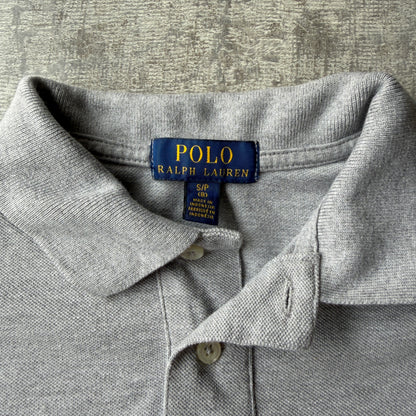 Polo Ralph Lauren Womens Polo Shirt Size S Grey Y2K            -B19