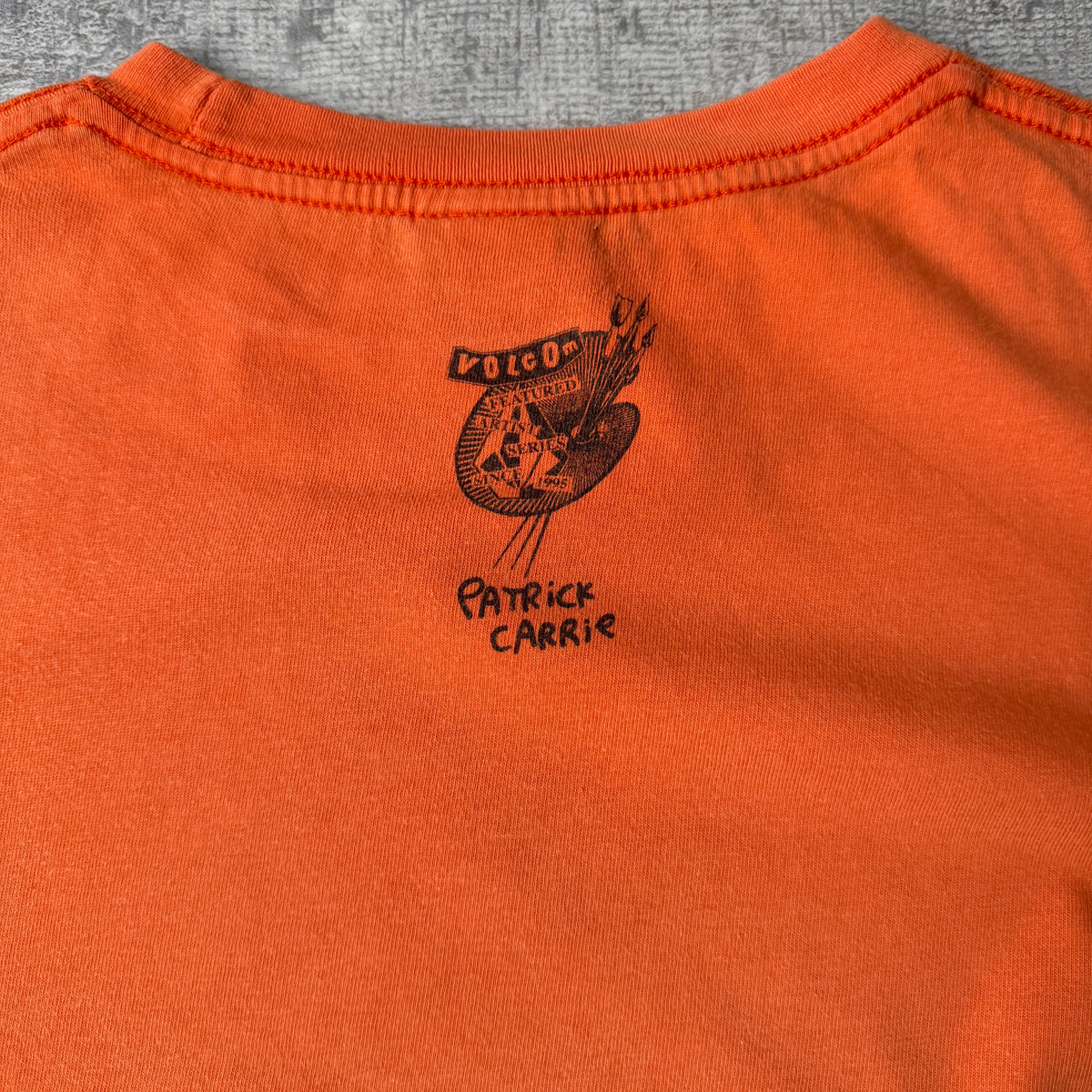 Volcom Y2K “Life is Easy” Orange Graphic T-Shirt Size XL Mens              -G46