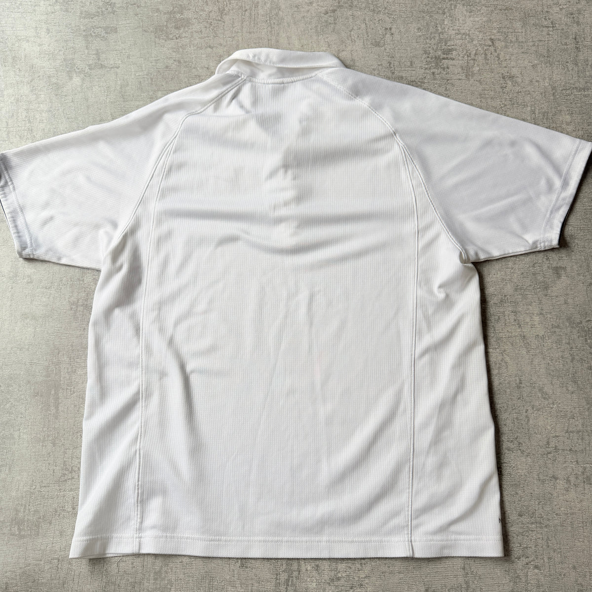 Nike Y2K Tennis Polo Shirt Size L Mens White Top             -C32