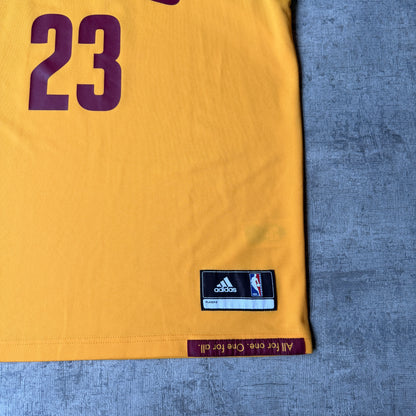 Cleveland Cavaliers Lebron James #23 Adidas NBA Jersey Size L Mens 2016     -G21