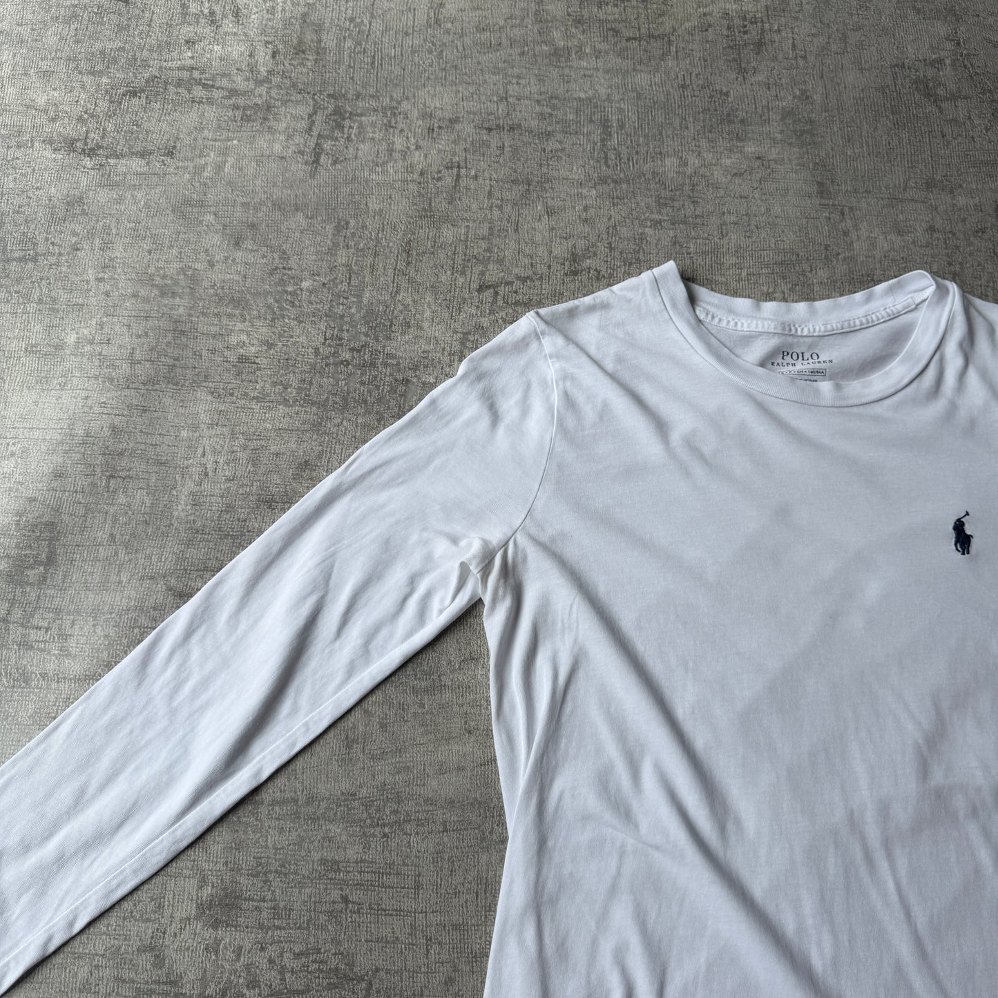 Polo Ralph Lauren Womens White Long Sleeve Top Size S Small Pony             -C45