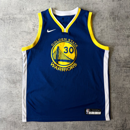 Golden State Warriors Stephen Curry NBA Jersey Size L Youth Fits S Womens           -C19