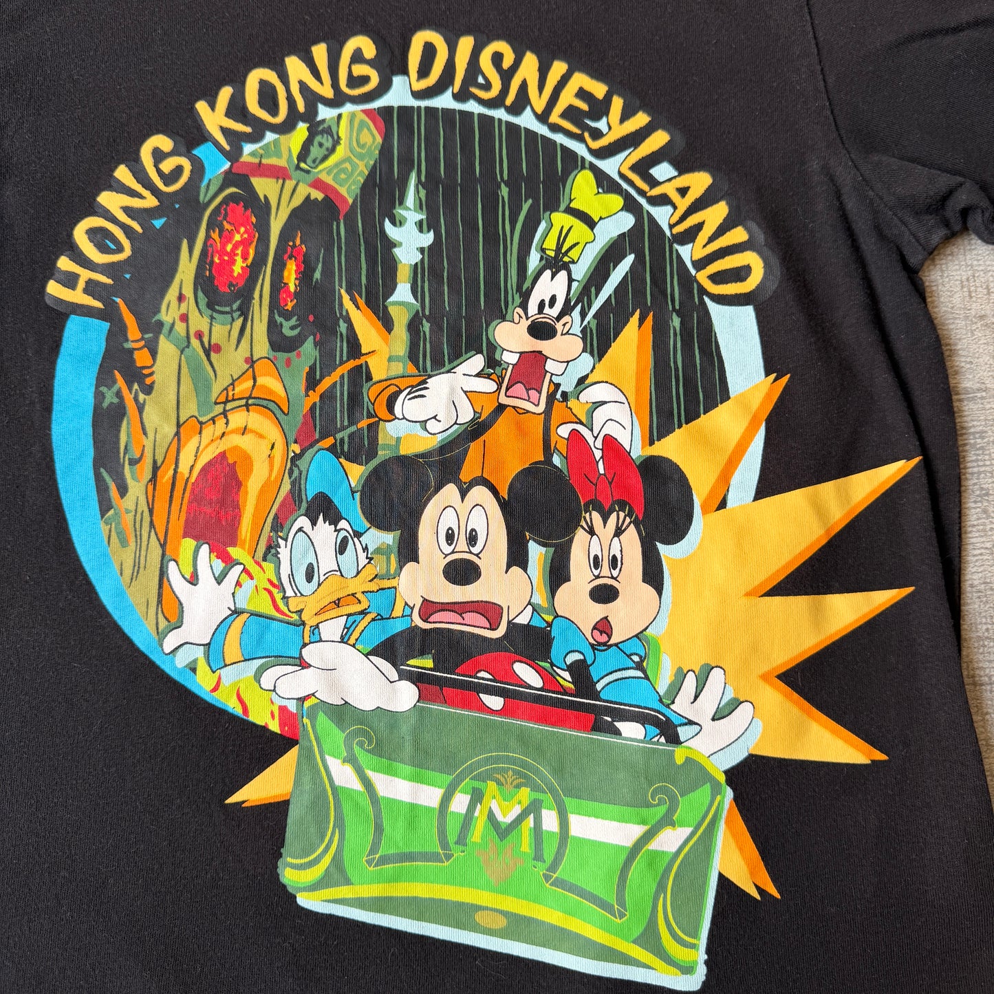 Vintage Hong Kong Disneyland Baby T-Shirt Size LY Fits XS-S Womens        -H58