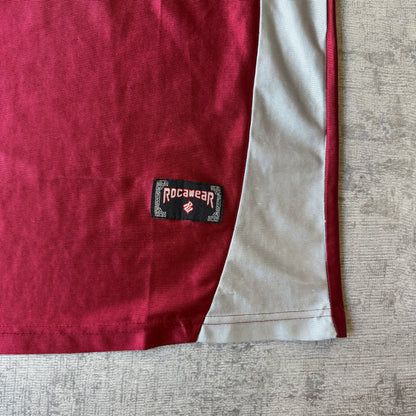 Vintage Rocawear Maroon Jersey Top Size Fits M-L Mens     -H51