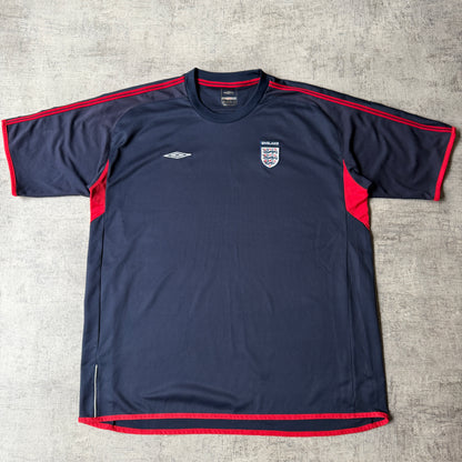 Vintage Umbro England Navy Away Football Jersey Size XXL Mens 2000s           -H7