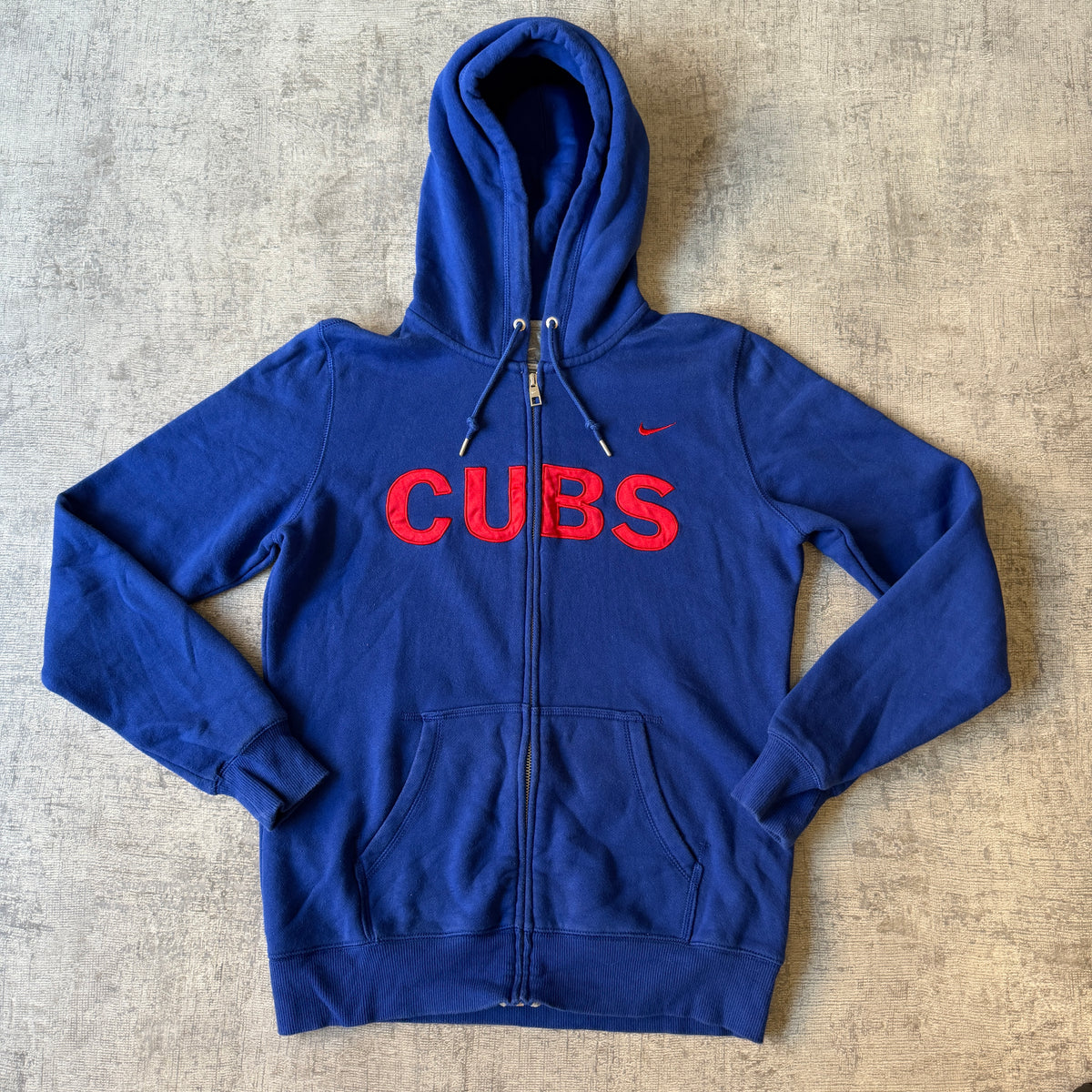 Nike Chicago Cubs MLB Womens Zip Hoodie Size L             -B69