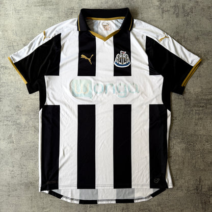 Newcastle United 2014-15 Home Soccer Jersey Size XL Mens Premier League        -C22