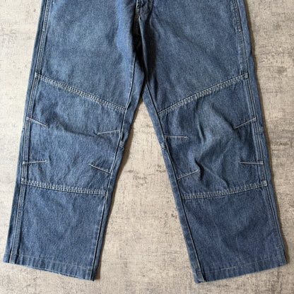 Quiksilver Y2K Baggy Jeans Size 33 Dark Blue   -A4