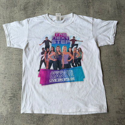 The Next Step On Tour Graphic T Shirt Size SY Fits XS Womens White Tee 2019            -H63