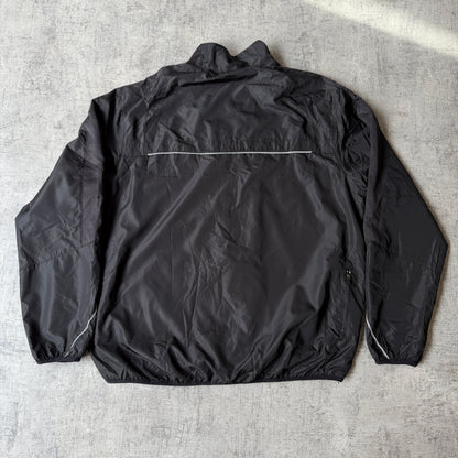 Starter Mens Black Vintage Track Jacket Size L Mens Windbreaker                 -E23