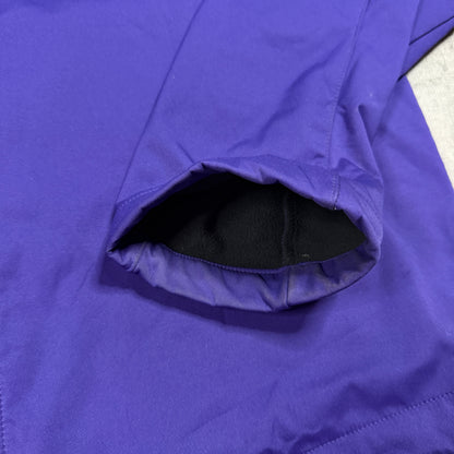 LA Lakers NBA Zip Jacket Fits Size L Mens Purple Fleece Lined                 -D23