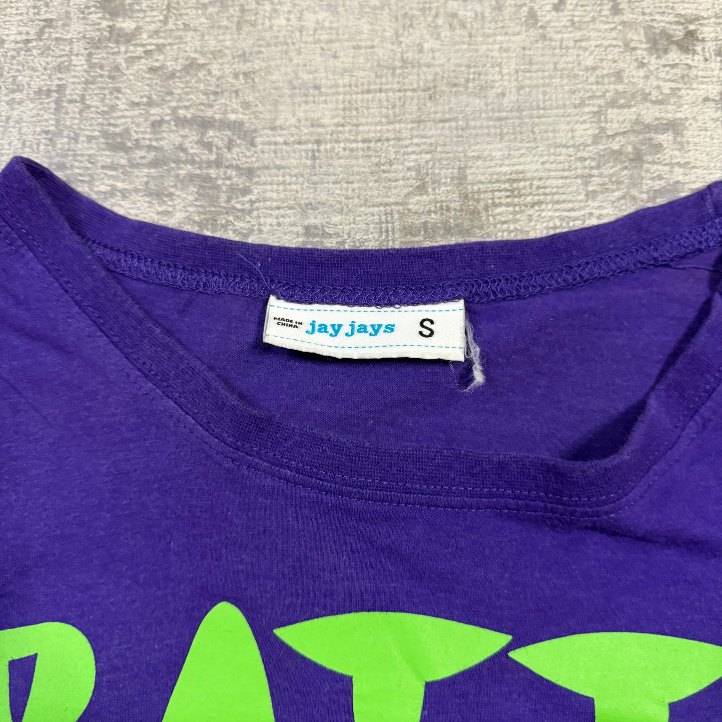 “Batty at Night” Women’s Y2K Graphic Tee Size S Jay Jays Shirt                 -I41
