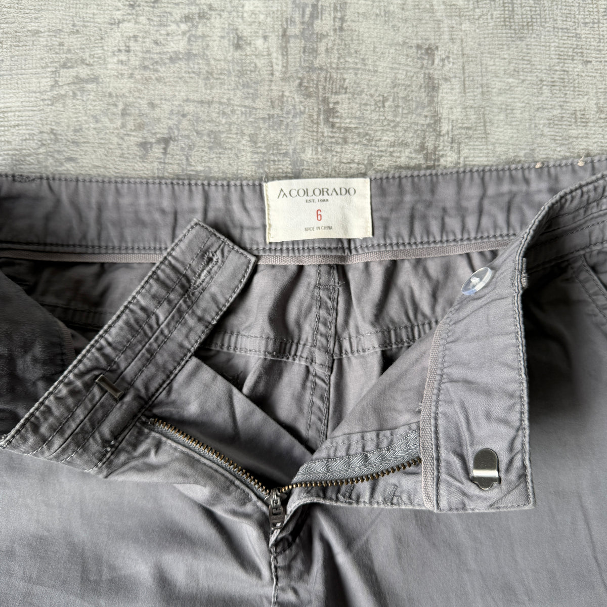 Colorado Womens Y2K Grey Cargo Size 6US/ 10 AU Low Rise Slim Fit                -E4