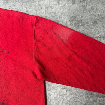 Vintage Nutmeg San Francisco 49’s Sweater Size L Mens Red Pullover           -H29