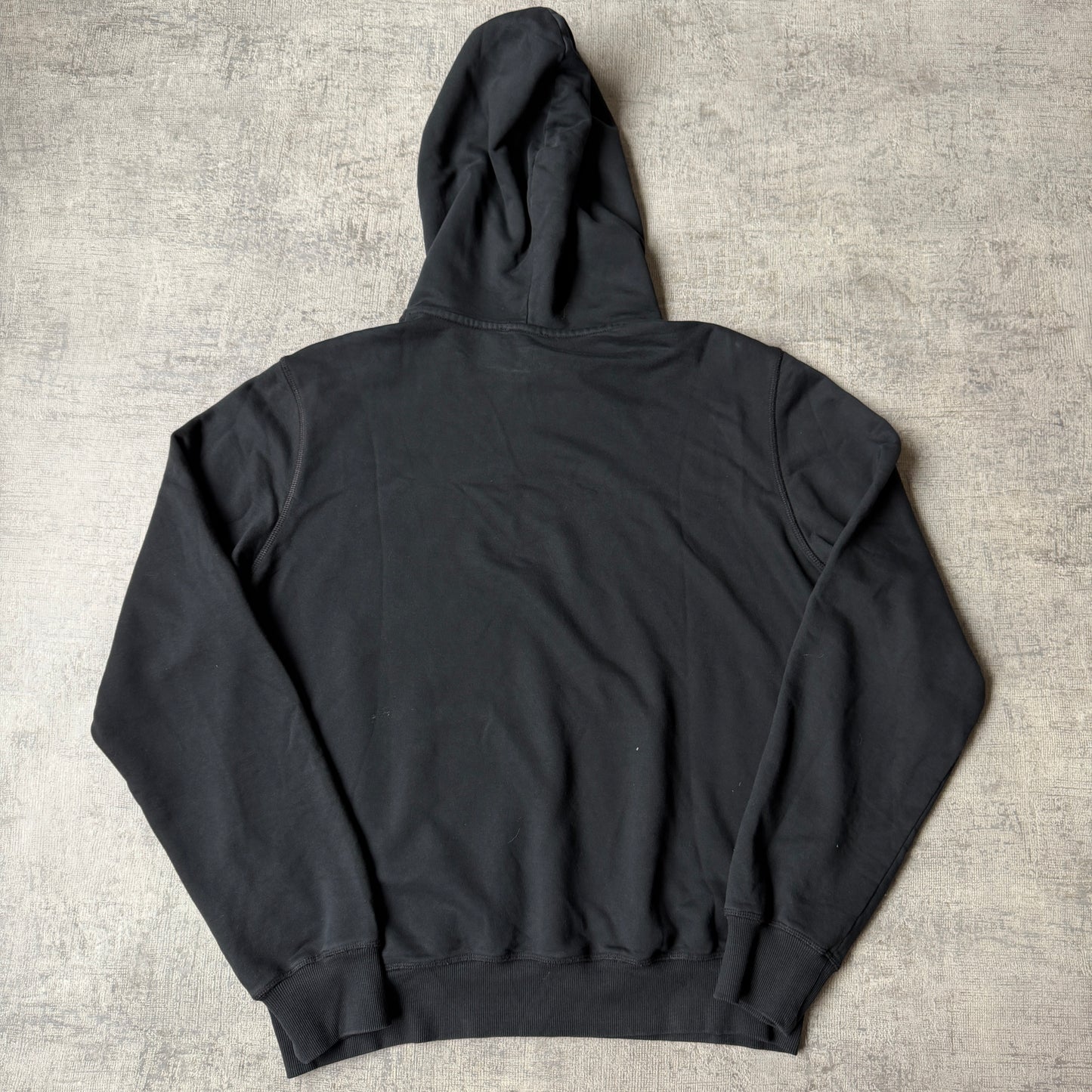 Diesel Industry Black Hoodie Size L Mens Graphic Pullover        -G28