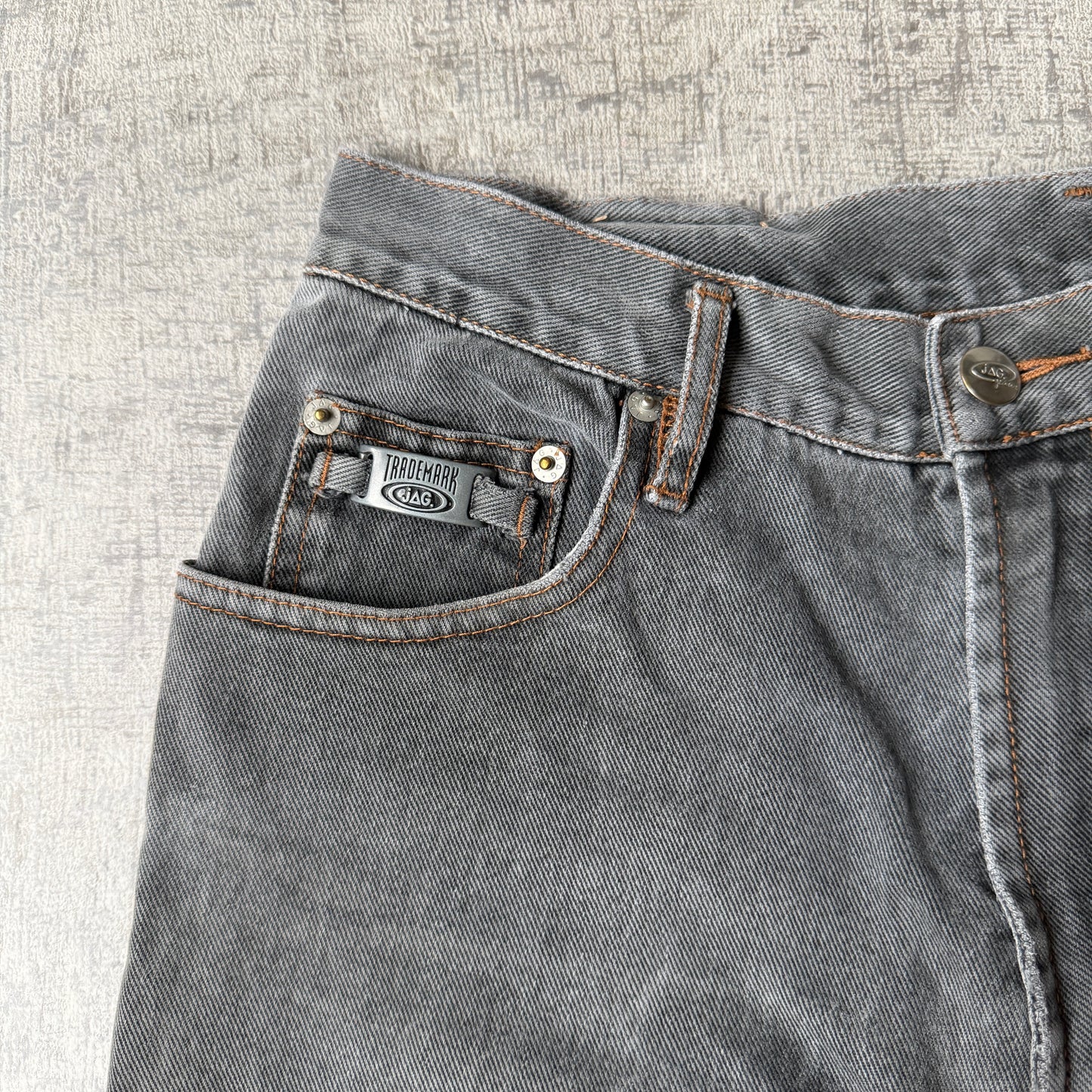 JAG Vintage Grey Jeans Size 31 Straight Leg Denim            -G3