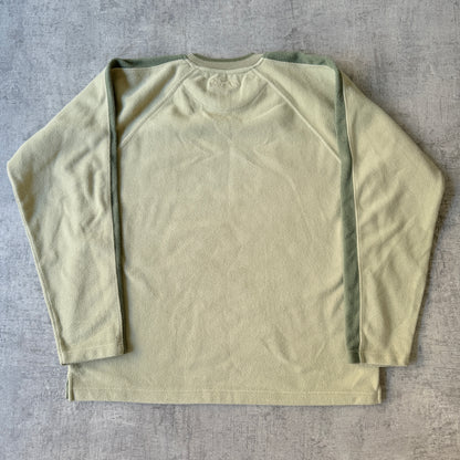 Wind River Vintage Fleece Sweater Size M Mens Green Pullover                -D26