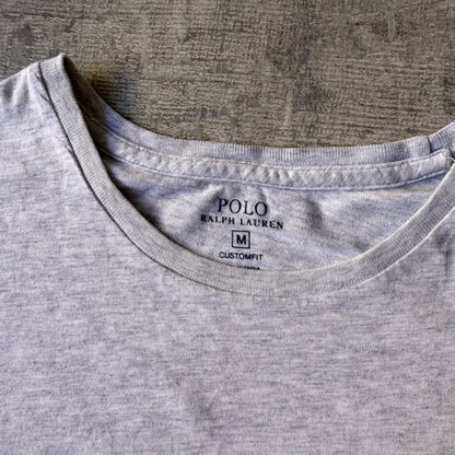 Polo Ralph Lauren Womens Grey T-Shirt Size M Short Sleeve Top          -D49
