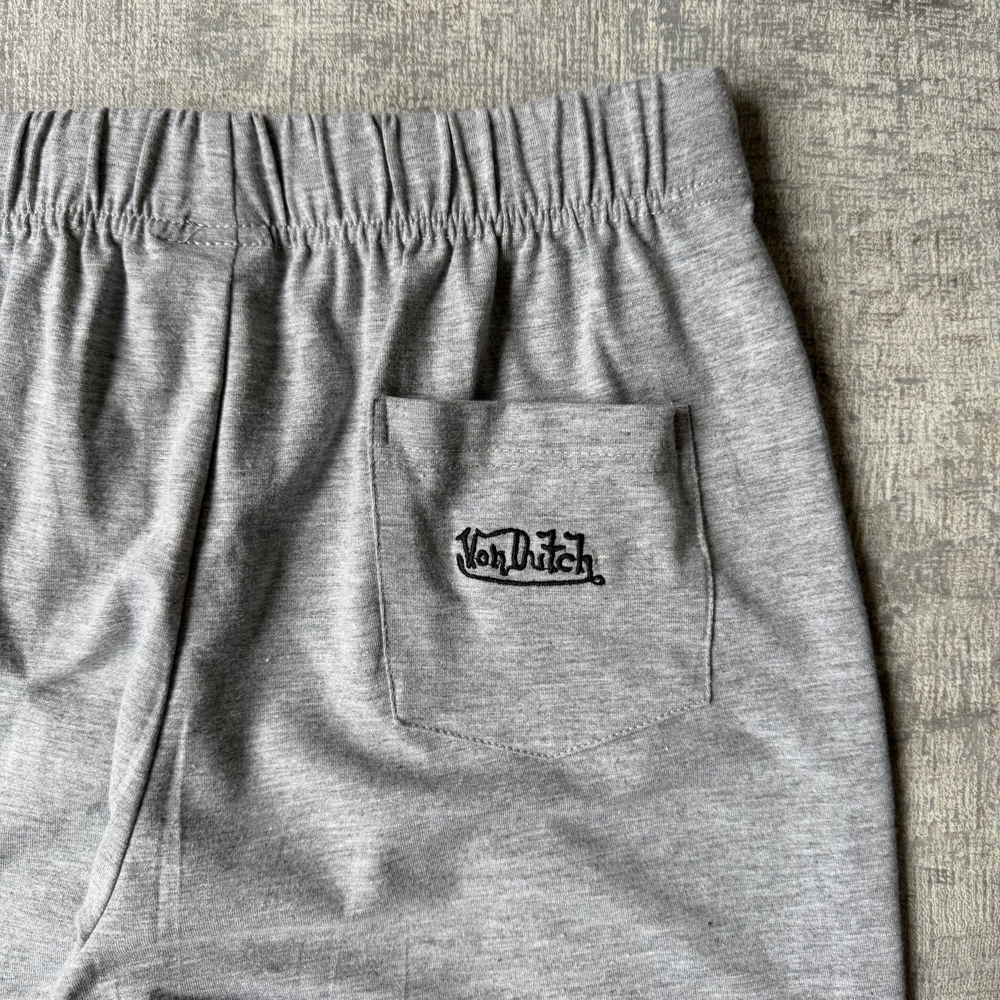 Von Dutch Y2K Sweat Pants Size M Grey Elastic Waist NWT'S Deadstock             -C5