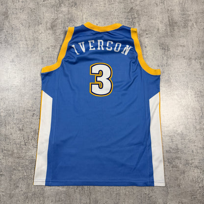 Vintage Denver Nuggets NBA Alan Iverson Jersey #3 Size M Mens          -I10