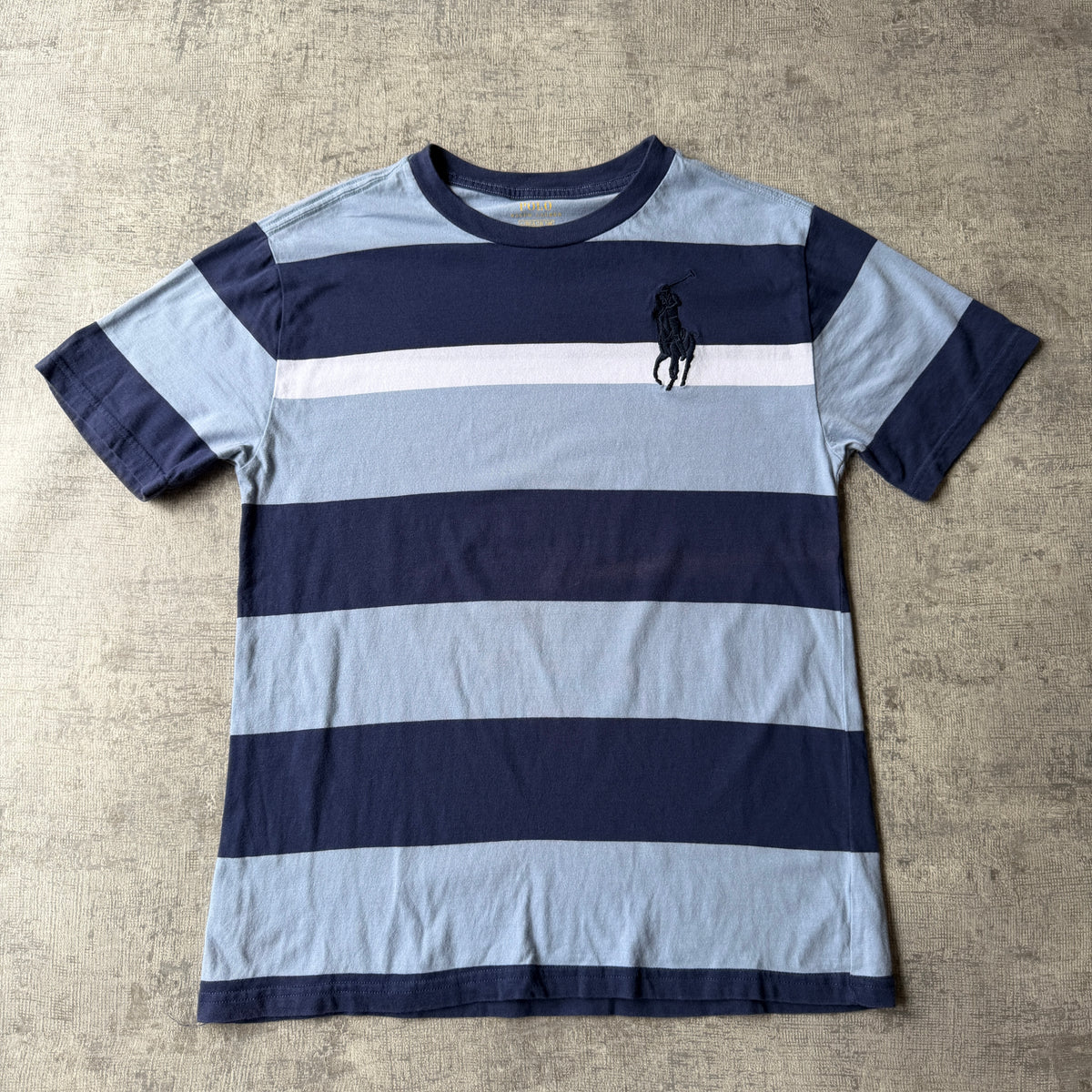 Polo Ralph Lauren Womens Striped T-Shirt Size 14Y Fits S Womens             -A57