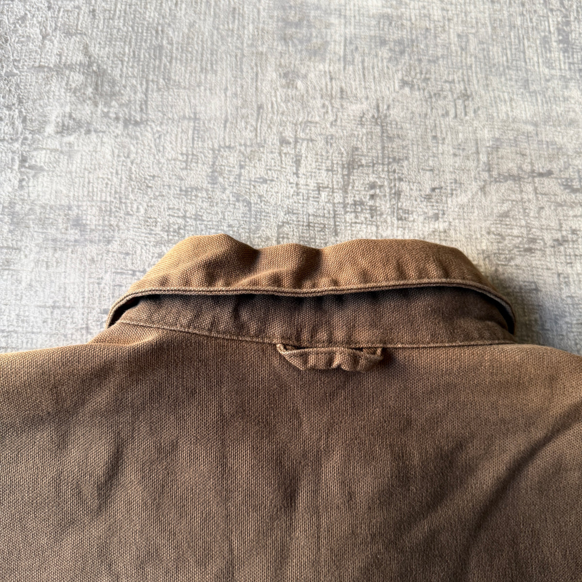 Timberland Button Up Shirt Size S Oversized Brown Thick              -B54