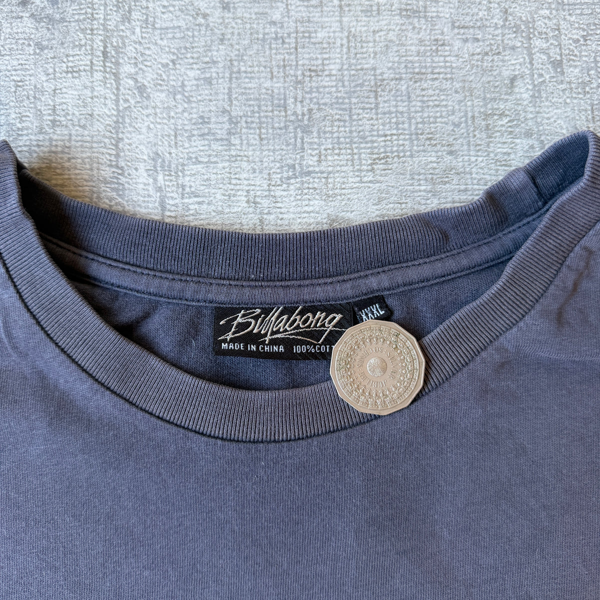 Billabong Y2K Graphic Tee Size 3XL Mens Black Natural fading       -H43