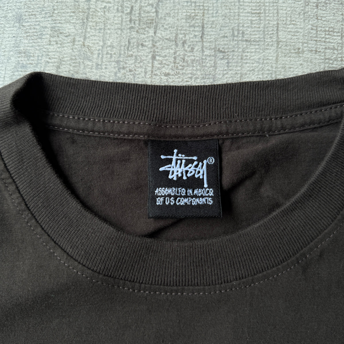 Stussy Cherry Graphic T-Shirt Size L Mens Black Red Y2K Tee                -B13