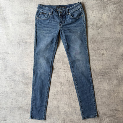 Calvin Klein Womens Low Rise Skinny Jeans Size 28 Blue Denim               -C1