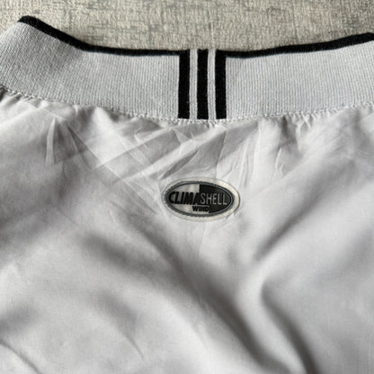Vintage Adidas Windbreaker Pullover Size 2XL Mens Light Grey V-Neck                 -F30