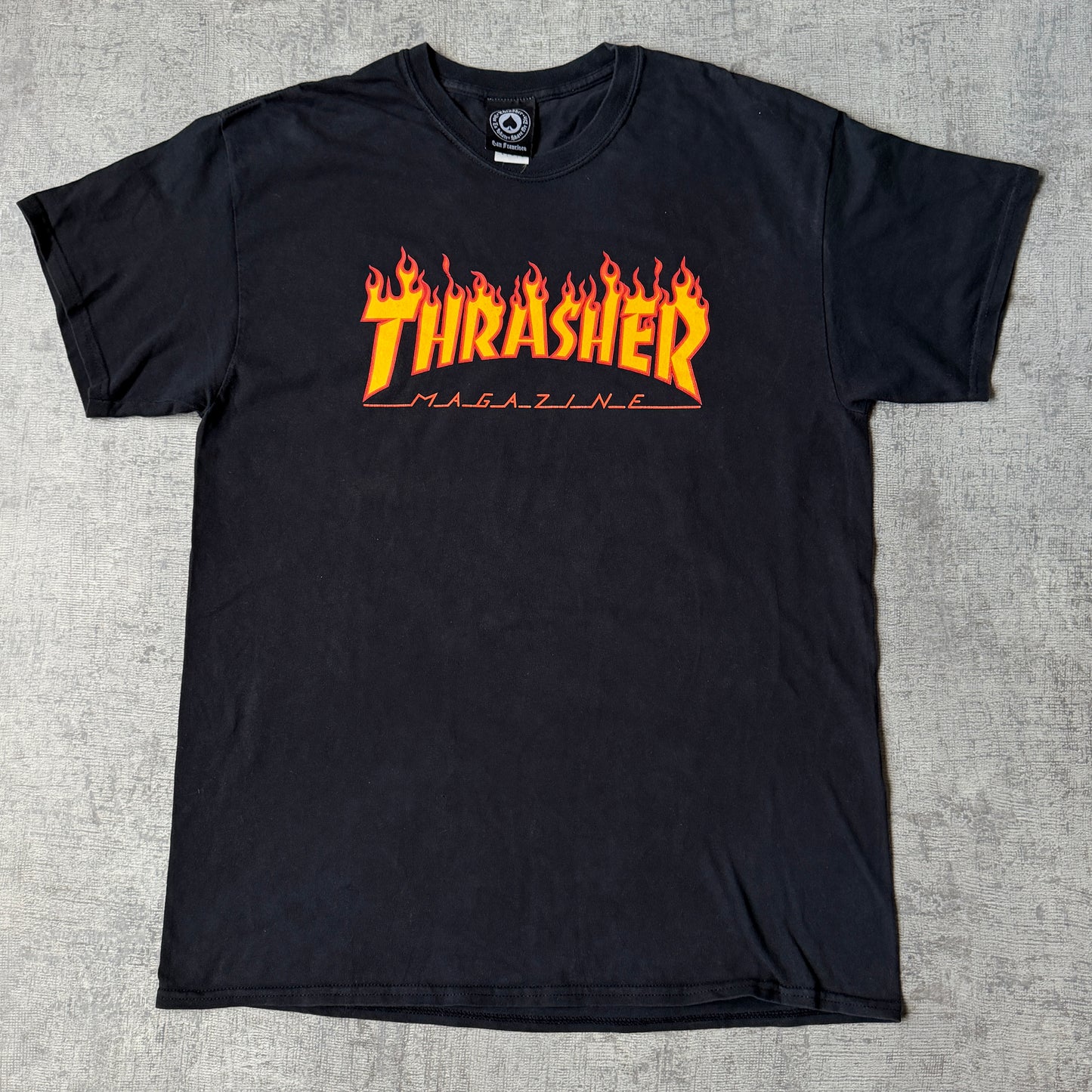 Thrasher Skate Vintage Black T-Shirt Size L Mens         -G41