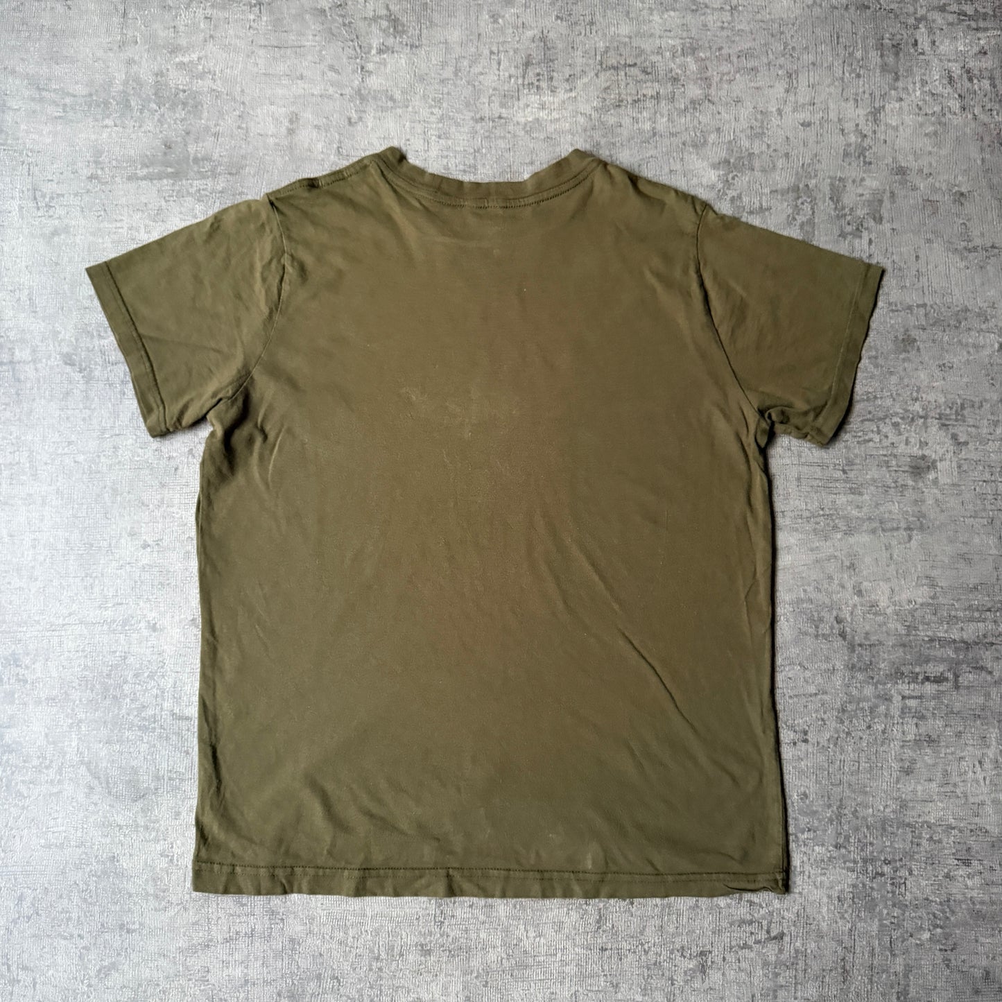 U2 “360 Tour” T-Shirt Size M Khaki Green 2009 Tour top                   -F41