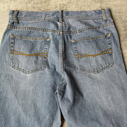 Urban Supply Y2K Mens Light Blue Jeans Size 34 Straight Leg            -G2