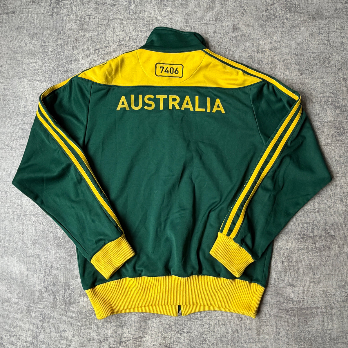 Australia Socceroos Adidas Football World Cup Track Jacket Size M Mens          -G25