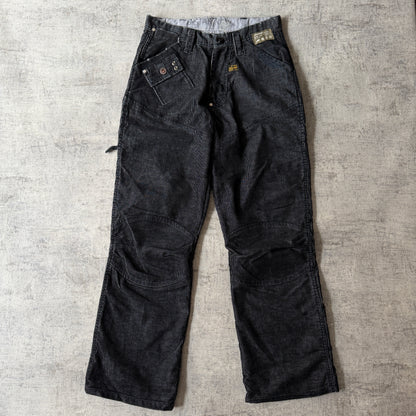 G-Star Raw Black Y2K Corduroy Cargo Pants Size 30          -C57