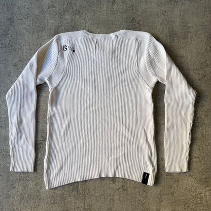 G-Star Raw Knitted Sweater Size XL Mens White Jumper              -B68
