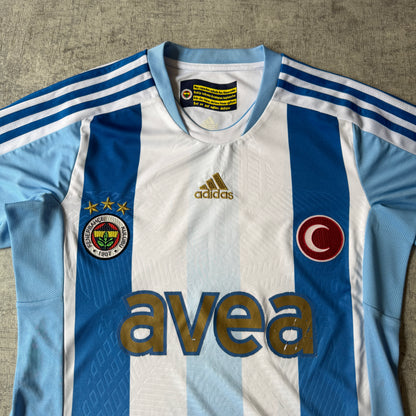 Fenerbahce Turkish League 2011-12 Away Soccer Jersey Size M Mens                   -E21
