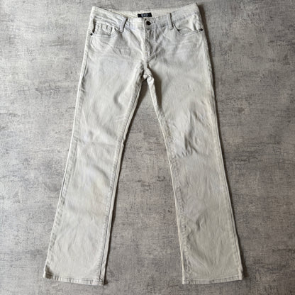 Dolce & Gabbana Vintage Bootleg Jeans Size 32 Light Grey           -C56