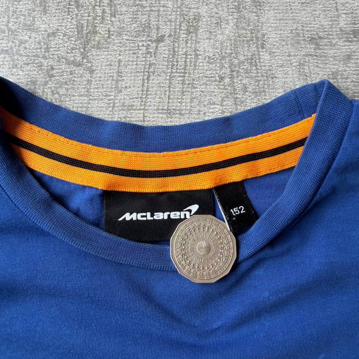 McLaren F1 Daniel Ricciardo Blue Baby Tee Fits Size XS-S Womens Top            -B28