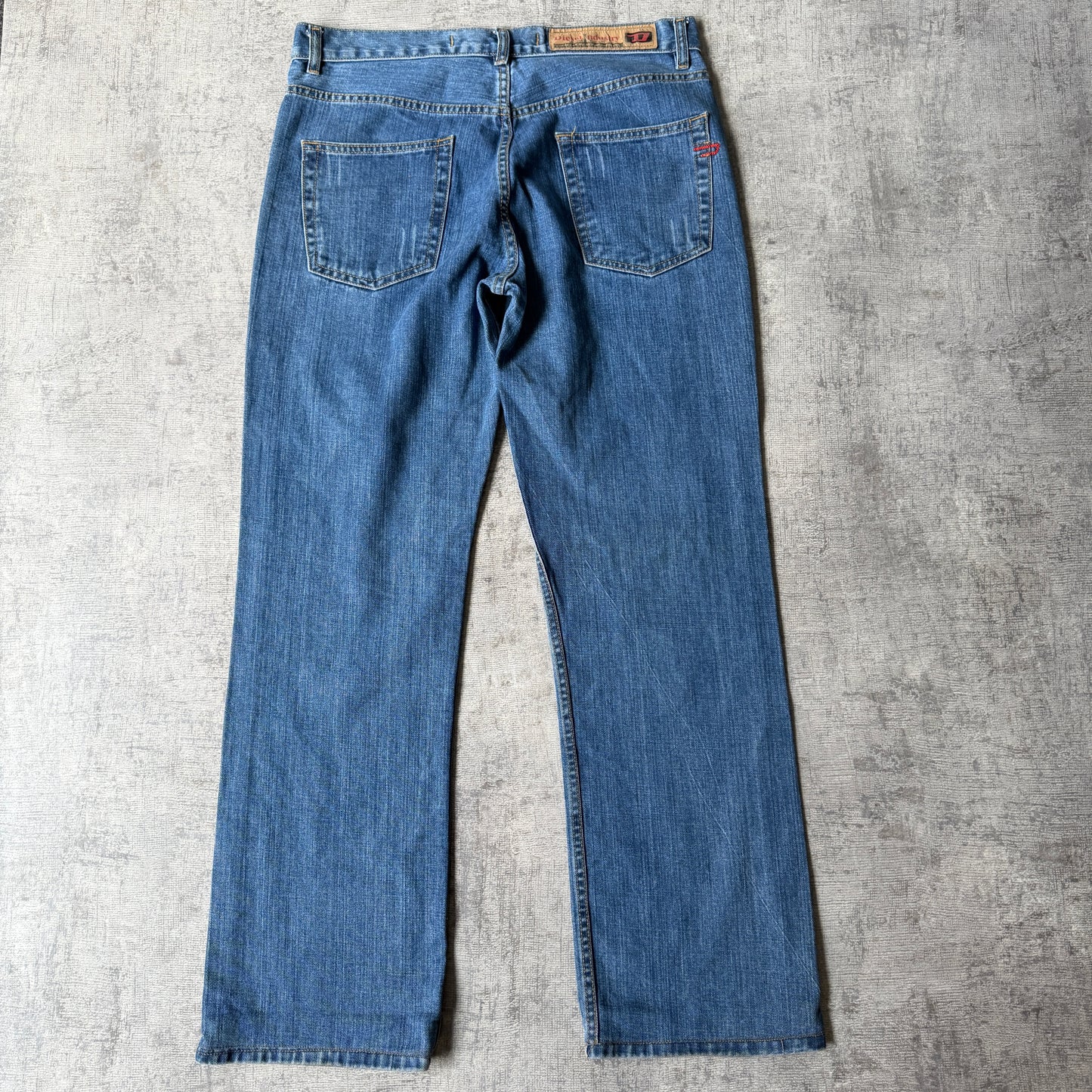 Diesel Industry Y2K Jeans Size 32 Straight Leg Blue Denim                 -E1