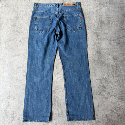 Diesel Industry Y2K Jeans Size 32 Straight Leg Blue Denim                 -E1