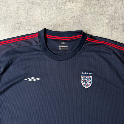 Vintage Umbro England Navy Away Football Jersey Size XXL Mens 2000s           -H7