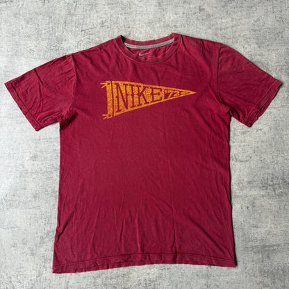 Nike ‘72 Maroon Y2K Mens Graphic T-Shirt Size M             -E40