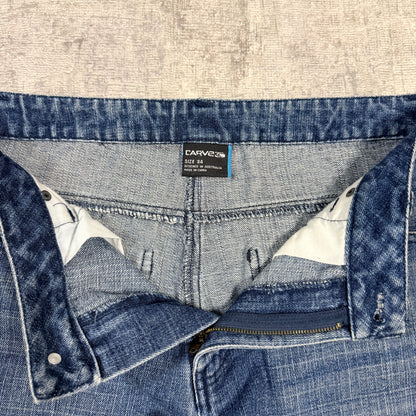 Carve Vintage Baggy Surf Jeans Size 34 Blue Denim        -I12