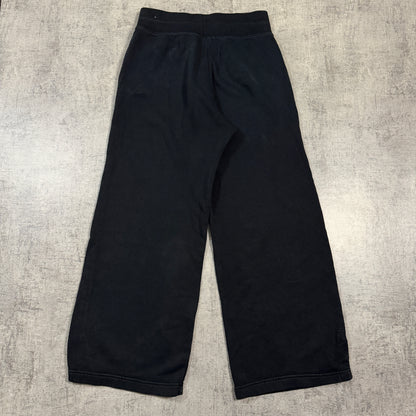 Nike Baggy Black Sweat Pants Size M Super Baggy Embroidered      -I22
